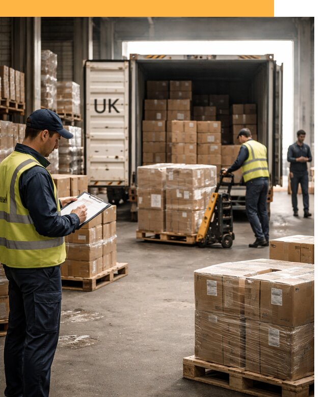 Доставка грузов из Великобритании с таможенным оформлением от 12631