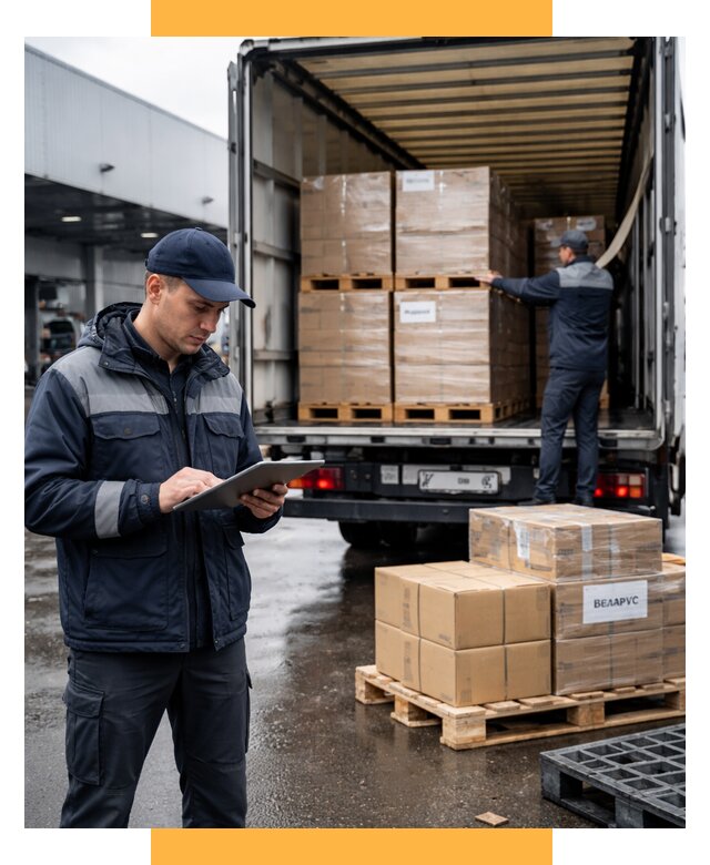 Доставка грузов из Беларуси от 15158 р. логистика СетСервис-Мжд