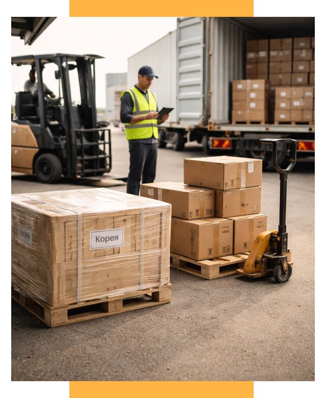 Доставка грузов в Корею из России от 35368 р. | СетСервис-Мжд