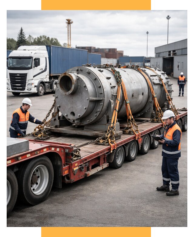 Перевозка тяжеловесных грузов под ключ от 151575 р. | СетСервис-Мжд