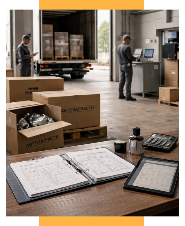 Таможенное оформление автозапчастей под ключ от 8589 р., СетСервис-Мжд